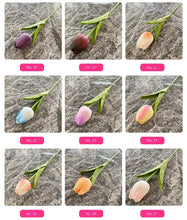 Load image into Gallery viewer, 5PCS 32CM Soft Adhesive Tulip Artificial Flower Home Model Room Decoration Tulip Wedding Hotel Decoration Flower