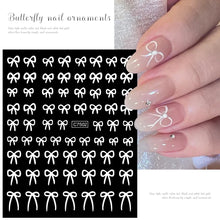 Load image into Gallery viewer, 1pcs 3D Bronzing Gold Love Heart Nail Art Stickers Y2K Holographic Stars Sun Sliders Starlight DIY Decals Manicure Decoration