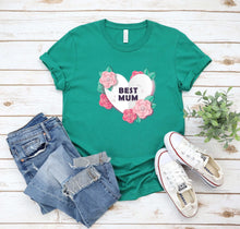 Load image into Gallery viewer, Best Mum T Shirt Name Mom Mothers Day Sweat For Grandma