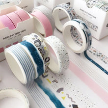 Load image into Gallery viewer, 5Pcs Sakura Washi Tape Set Basic Decorative Adhesive Tape Journal Supplies Washitape Stationery Scrapbooking Cute Masking Tape
