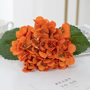 Artificial Flowers Cheap Silk Hydrangea Bride Bouquet Wedding Home New Year Decoration Accessories for Vase Plants Arrangement