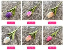 Load image into Gallery viewer, 5PCS 32CM Soft Adhesive Tulip Artificial Flower Home Model Room Decoration Tulip Wedding Hotel Decoration Flower