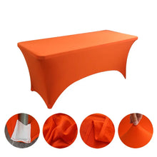 Load image into Gallery viewer, Table Cloth Wedding Decoration Stretch Banquet Table Cover Rectangle Hotel Birthday Party Meeting Room Nice Design