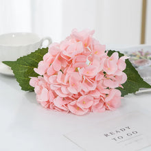 Load image into Gallery viewer, Artificial Flowers Cheap Silk Hydrangea Bride Bouquet Wedding Home New Year Decoration Accessories for Vase Plants Arrangement