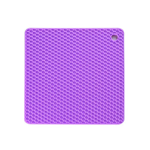 7-inch Silicone Pot Holder, Trivet Mat, jar Opener, spoon Rest  Non Slip, Flexible, Durable, Heat Resistant Hot Pads Thicker