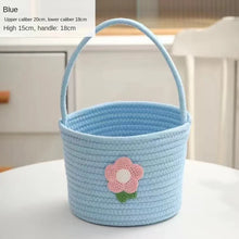 Load image into Gallery viewer, Easter Spring Rattan Storage Picnic Fruit Hanging Woven Basket