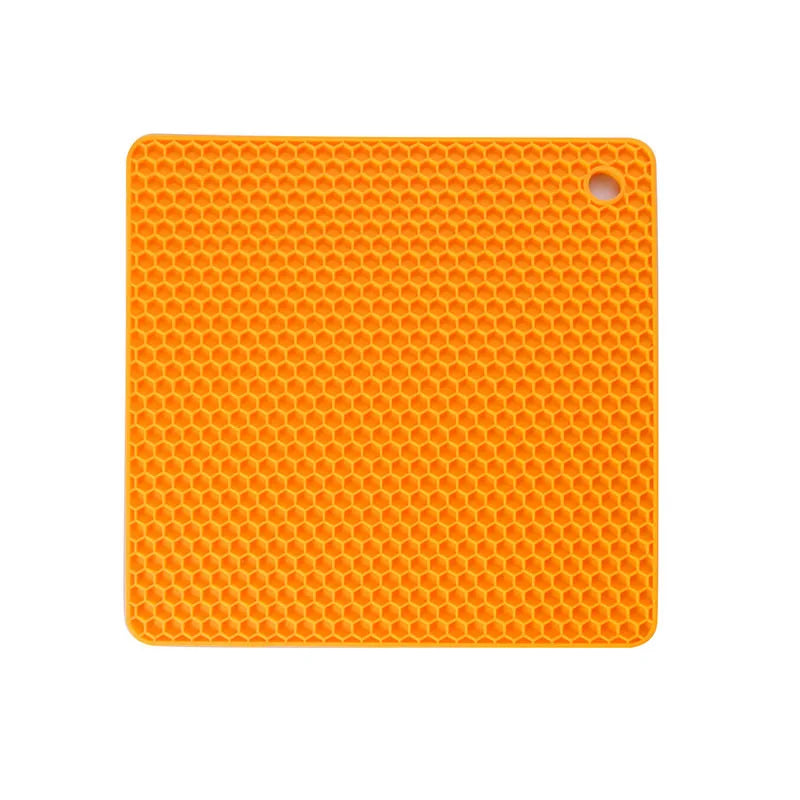 7-inch Silicone Pot Holder, Trivet Mat, jar Opener, spoon Rest  Non Slip, Flexible, Durable, Heat Resistant Hot Pads Thicker