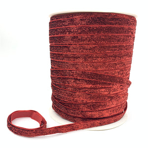 Free shipping 5 yards 3/8 "10mm Khaki Glitter Velvet Ribbon Headband Clips Bow Decoration #RS-20