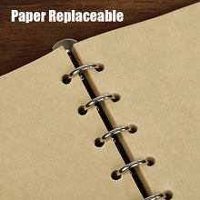 Load image into Gallery viewer, Writing Journal Spiral Notebook Diary Notepad Vintage Nautical Pirate Anchors PU Leather Retro Pendants Note Book Sketchbook