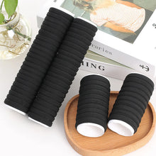 Load image into Gallery viewer, 50/100pcs Black Hair Bands for Women Girls Hairband High Elastic Rubber Band Hair Ties Ponytail Holder Scrunchies Accessorie