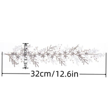 Load image into Gallery viewer, Crystal Pearl Headband Tiara For Women Rhinestone Hairband Pageant Party Bridal Wedding Hair Accessories Jewelry Headband Gift