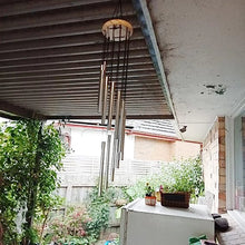 Load image into Gallery viewer, 1piece 12 Tubes Aluminum Alloy Wind Chimes with Hook Gold/silver Bells for Outside Home Wedding Party Memorial Decoration Gifts
