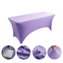 Load image into Gallery viewer, Table Cloth Wedding Decoration Stretch Banquet Table Cover Rectangle Hotel Birthday Party Meeting Room Nice Design