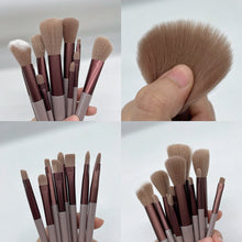 Load image into Gallery viewer, 13 PCS Makeup Brushes Set Eye Shadow Foundation Women Cosmetic Brush Eyeshadow Blush Beauty Soft Make Up Tools Bag