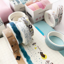 Load image into Gallery viewer, 5Pcs Sakura Washi Tape Set Basic Decorative Adhesive Tape Journal Supplies Washitape Stationery Scrapbooking Cute Masking Tape
