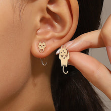 Load image into Gallery viewer, Retro Minimalist Geometric Square Detachable Triangles Stud Earrings for Women Fashion Jewelry Accessories Party Gifts
