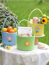 Load image into Gallery viewer, Easter Spring Rattan Storage Picnic Fruit Hanging Woven Basket