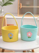 Load image into Gallery viewer, Easter Spring Rattan Storage Picnic Fruit Hanging Woven Basket