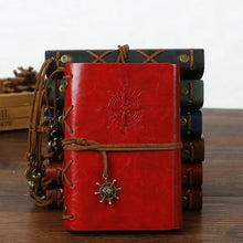 Load image into Gallery viewer, Writing Journal Spiral Notebook Diary Notepad Vintage Nautical Pirate Anchors PU Leather Retro Pendants Note Book Sketchbook
