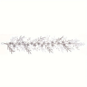 Crystal Pearl Headband Tiara For Women Rhinestone Hairband Pageant Party Bridal Wedding Hair Accessories Jewelry Headband Gift