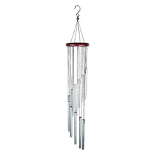 Load image into Gallery viewer, 1piece 12 Tubes Aluminum Alloy Wind Chimes with Hook Gold/silver Bells for Outside Home Wedding Party Memorial Decoration Gifts