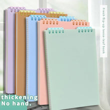 Load image into Gallery viewer, A5 60 Sheets Thick Notebook Spiral Binding Loose-leaf Notebooks with Lines Pages for Students School Office Stationery Supplies