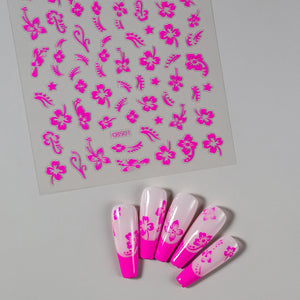 1pcs 3D Bronzing Gold Love Heart Nail Art Stickers Y2K Holographic Stars Sun Sliders Starlight DIY Decals Manicure Decoration