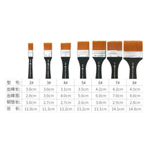 Load image into Gallery viewer, DIY Paint Brush Nylon Hair painting art brush Easy To Clean wooden cleaning brush
