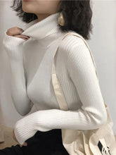 Load image into Gallery viewer, Turtleneck Sweater Womens 2024 Autumn Winter Tops Korean Slim Women Pullover Jumper Knitted Sweater Pull Femme Hiver Truien
