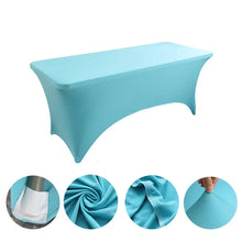 Load image into Gallery viewer, Table Cloth Wedding Decoration Stretch Banquet Table Cover Rectangle Hotel Birthday Party Meeting Room Nice Design