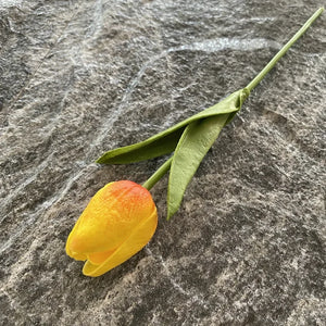 5PCS 32CM Soft Adhesive Tulip Artificial Flower Home Model Room Decoration Tulip Wedding Hotel Decoration Flower
