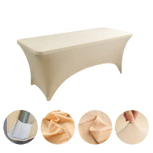 Load image into Gallery viewer, Table Cloth Wedding Decoration Stretch Banquet Table Cover Rectangle Hotel Birthday Party Meeting Room Nice Design