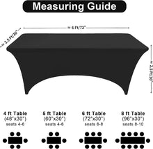 Load image into Gallery viewer, Table Cloth Wedding Decoration Stretch Banquet Table Cover Rectangle Hotel Birthday Party Meeting Room Nice Design