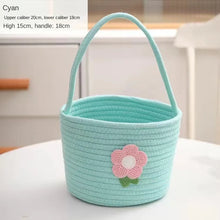 Load image into Gallery viewer, Easter Spring Rattan Storage Picnic Fruit Hanging Woven Basket