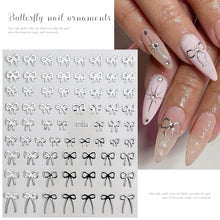 Load image into Gallery viewer, 1pcs 3D Bronzing Gold Love Heart Nail Art Stickers Y2K Holographic Stars Sun Sliders Starlight DIY Decals Manicure Decoration
