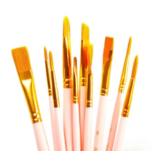 Load image into Gallery viewer, 6/10pcs set Nylon Hair Paint Brush Set Drawing Art Supplies