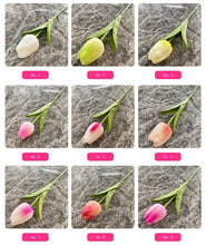Load image into Gallery viewer, 5PCS 32CM Soft Adhesive Tulip Artificial Flower Home Model Room Decoration Tulip Wedding Hotel Decoration Flower
