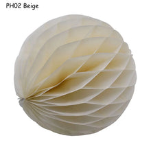 Load image into Gallery viewer, 5pcs/lot 10/15cm Decorative Paper Honeycomb Ball Pastel Flower Wedding Kid Birthday Party Decoration Baby Shower Supplies8Z