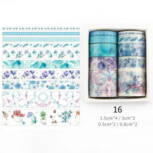 Load image into Gallery viewer, Mr Paper 26 Designs 10pcs/box Cute Cartoon Animals Washi Tapes Scrapbooking DIY Deco Creative Japanese Kawaii Masking Tapes