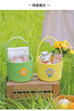Load image into Gallery viewer, Easter Spring Rattan Storage Picnic Fruit Hanging Woven Basket