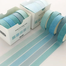 Load image into Gallery viewer, 5Pcs Sakura Washi Tape Set Basic Decorative Adhesive Tape Journal Supplies Washitape Stationery Scrapbooking Cute Masking Tape
