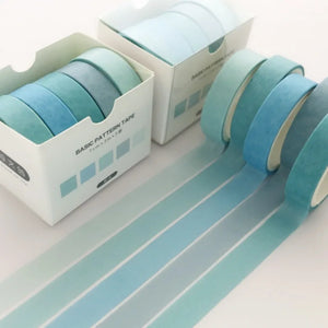 5Pcs Sakura Washi Tape Set Basic Decorative Adhesive Tape Journal Supplies Washitape Stationery Scrapbooking Cute Masking Tape