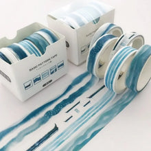 Load image into Gallery viewer, 5Pcs Sakura Washi Tape Set Basic Decorative Adhesive Tape Journal Supplies Washitape Stationery Scrapbooking Cute Masking Tape