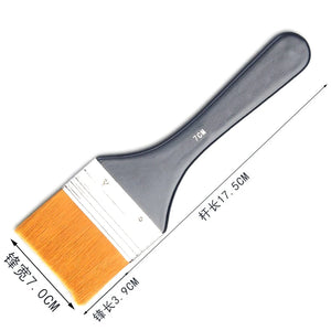 DIY Paint Brush Nylon Hair painting art brush Easy To Clean wooden cleaning brush
