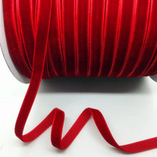 Load image into Gallery viewer, 5 Yards 3/8&quot;(10mm) Velvet Ribbon Wedding Party Decoration Handmade  Gift Wrapping Hair Bows DIY Christmas