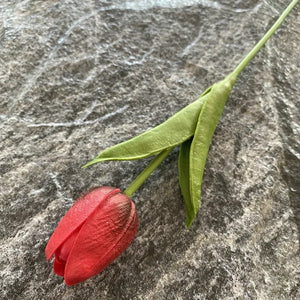 5PCS 32CM Soft Adhesive Tulip Artificial Flower Home Model Room Decoration Tulip Wedding Hotel Decoration Flower