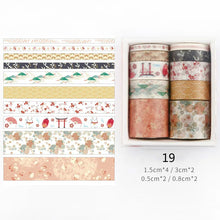 Load image into Gallery viewer, Mr Paper 26 Designs 10pcs/box Cute Cartoon Animals Washi Tapes Scrapbooking DIY Deco Creative Japanese Kawaii Masking Tapes