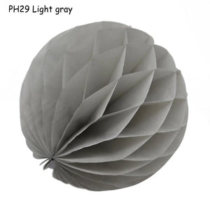 5pcs/lot 10/15cm Decorative Paper Honeycomb Ball Pastel Flower Wedding Kid Birthday Party Decoration Baby Shower Supplies8Z