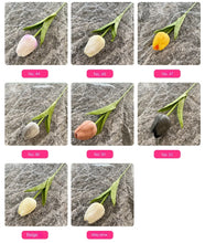 Load image into Gallery viewer, 5PCS 32CM Soft Adhesive Tulip Artificial Flower Home Model Room Decoration Tulip Wedding Hotel Decoration Flower