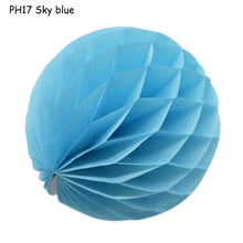 Load image into Gallery viewer, 5pcs/lot 10/15cm Decorative Paper Honeycomb Ball Pastel Flower Wedding Kid Birthday Party Decoration Baby Shower Supplies8Z
